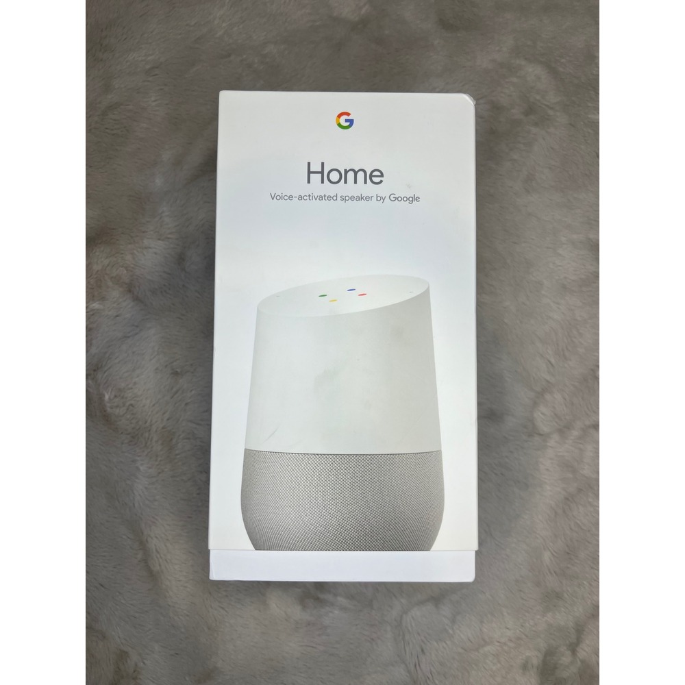 Google Home Smart Speaker Voice Activated Google Assistant White NIB
